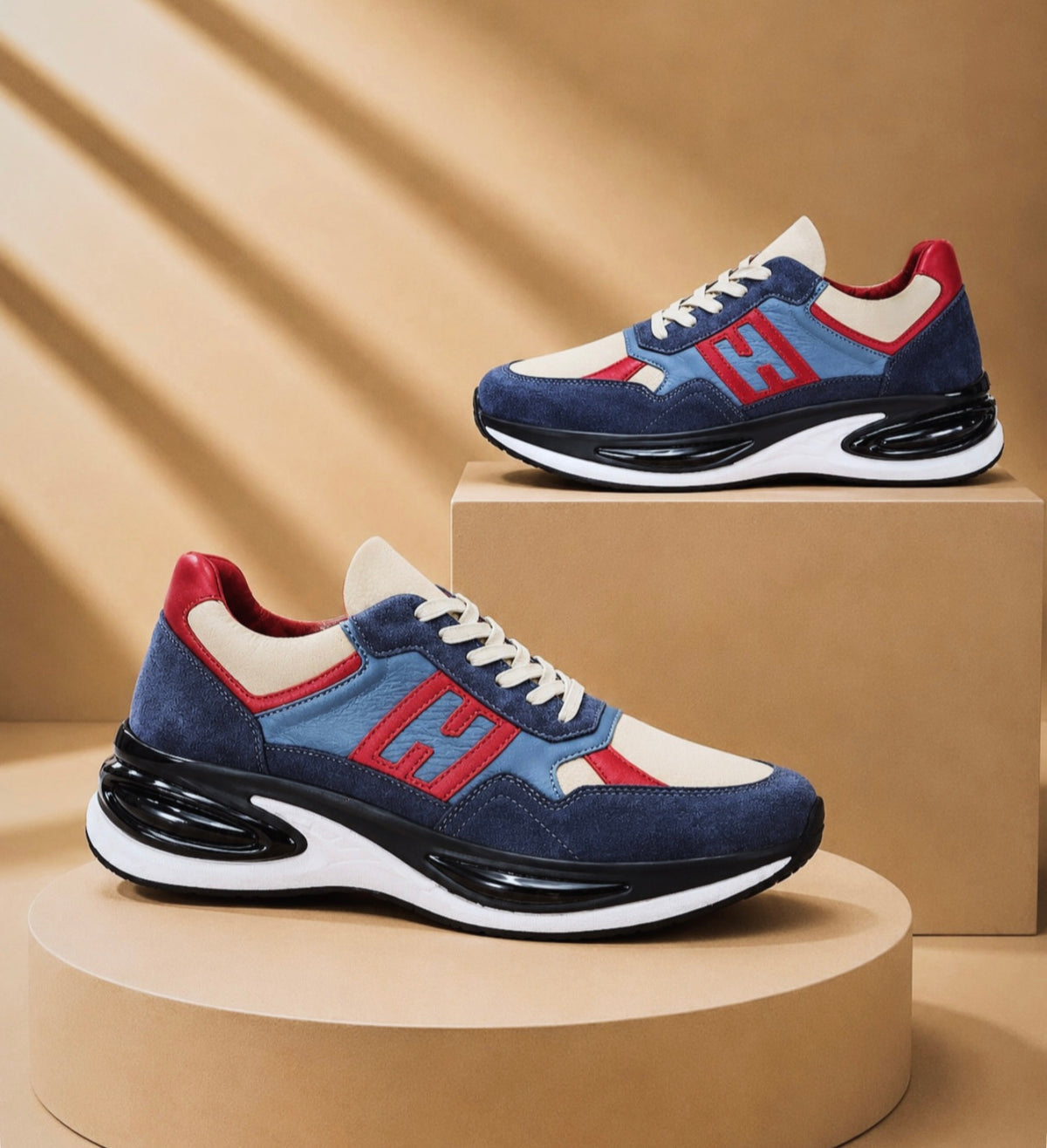 YENİ SNEAKERS / ORİJİNAL DERİ İTHAL YÜKSEK TABAN