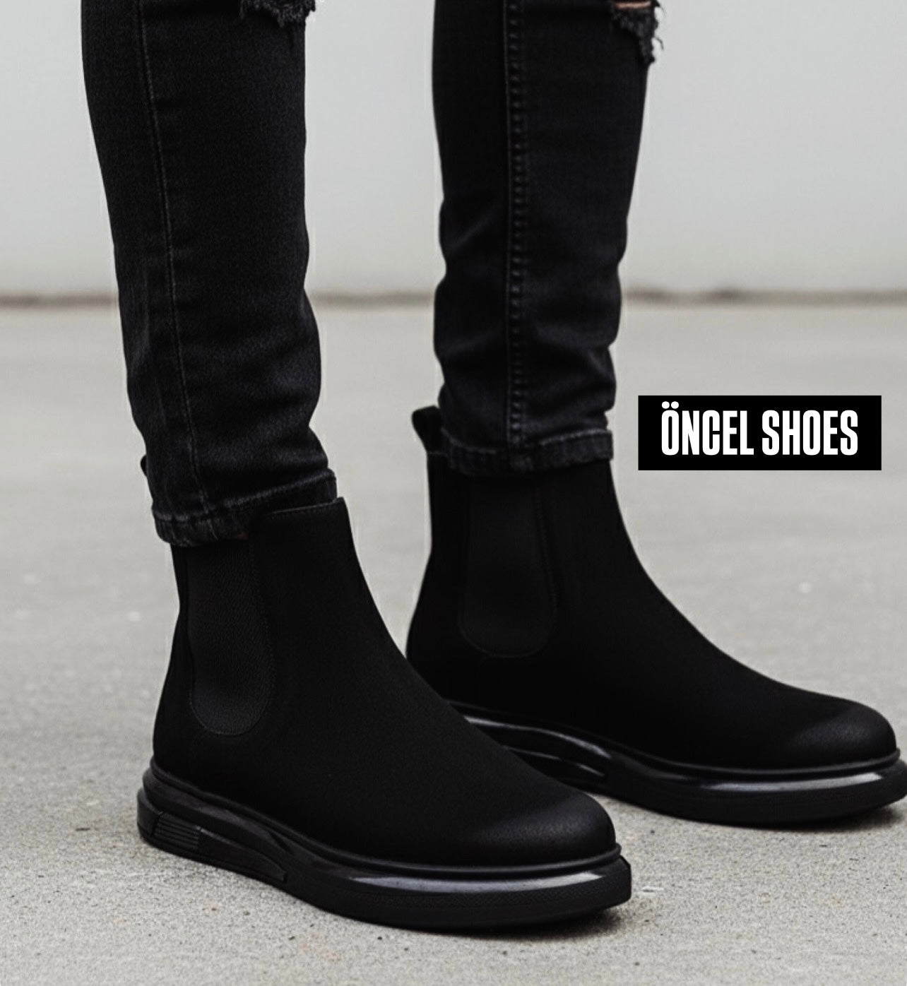 CHELSEA ÖZEL ÜRETİM ORİJİNAL %100 NUBUK DERİ YÜKSEK HAFIZALI TABAN