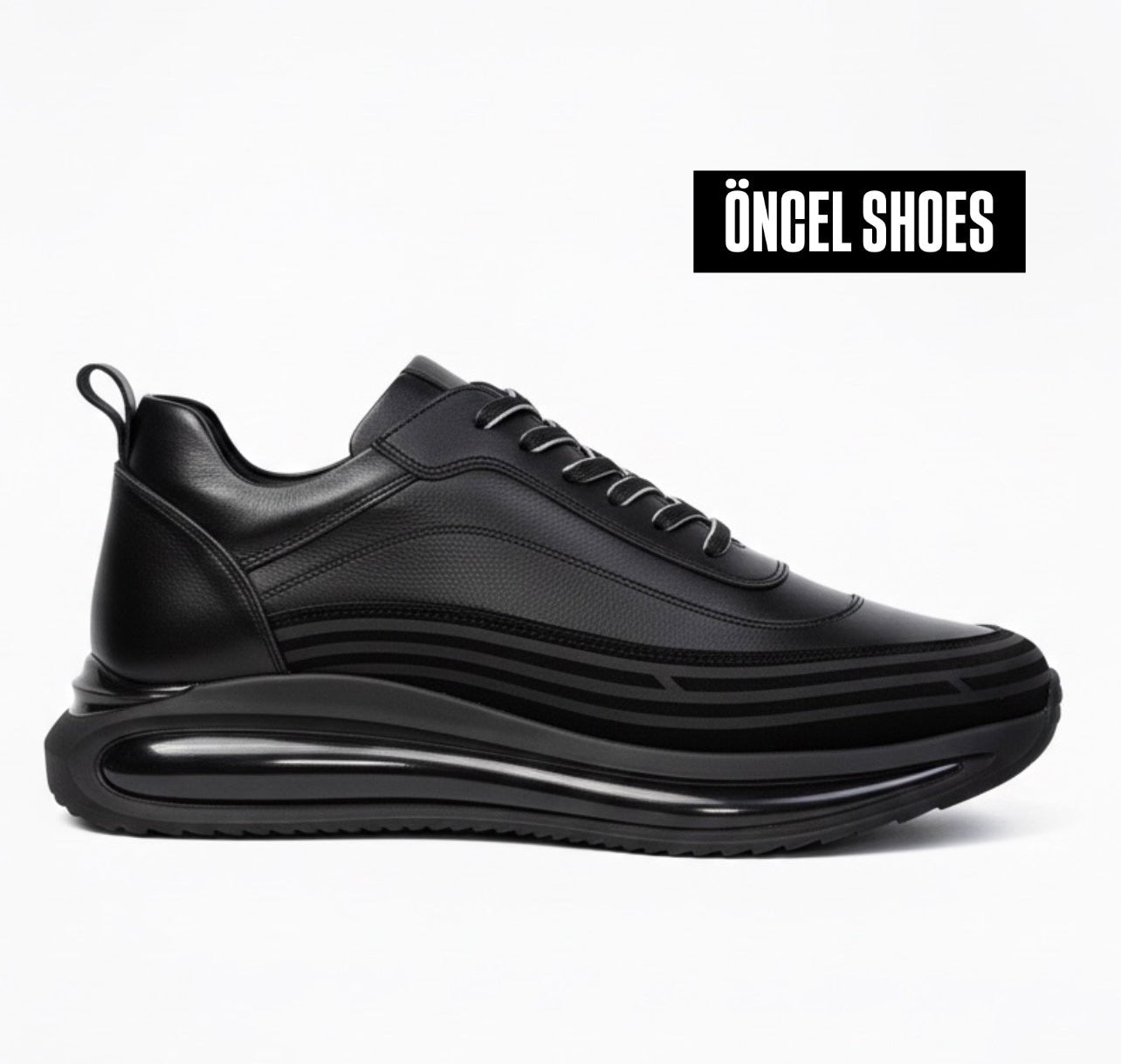 SNEAKERS %100 İÇİ DIŞI HAKİKİ DERİ BALON TABAN