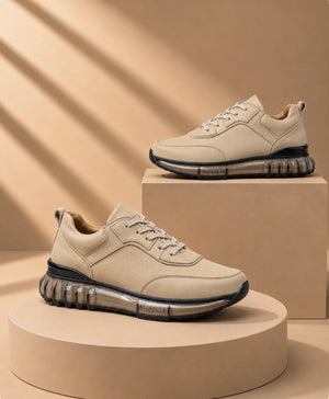 SNEAKERS BEİGE NUBUK ORİJİNAL İÇİ DIŞI HAKİKİ DERİ