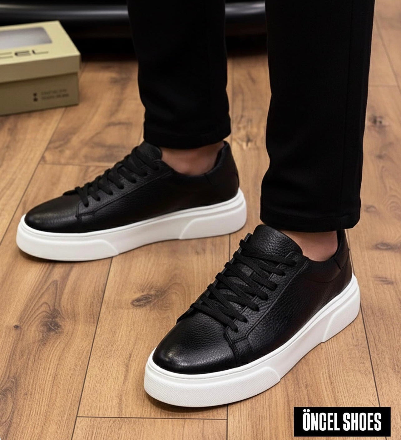 BOY UZATAN SNEAKERS / ÖZEL ÜRETİM %100 GERÇEK İÇİ DIŞI HAKİKİ FLOTHER DERİ / ORİJİNAL EVA TABAN