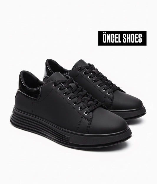 CASUAL SİYAH MAT ORİJİNAL İÇİ DIŞI HAKİKİ DERİ