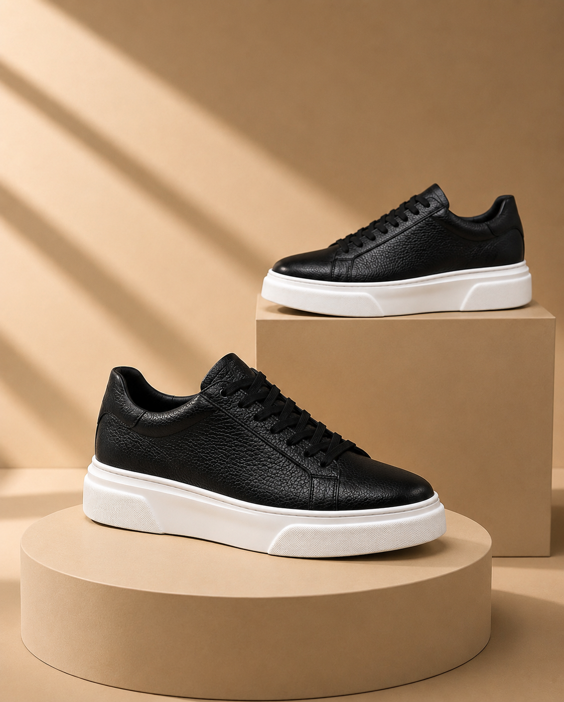 BOY UZATAN SNEAKERS / ÖZEL ÜRETİM %100 GERÇEK İÇİ DIŞI HAKİKİ FLOTHER DERİ / ORİJİNAL EVA TABAN