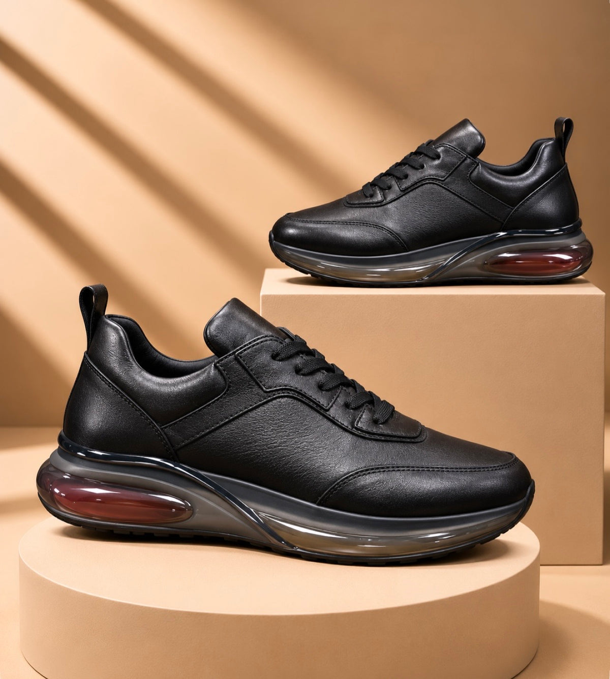 SNEAKERS SİYAH CİLT / ORİJİNAL İÇİ DIŞI HAKİKİ DERİ