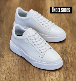BOY UZATAN SNEAKERS / ÖZEL ÜRETİM %100 GERÇEK İÇİ DIŞI HAKİKİ FLOTHER DERİ / ORİJİNAL EVA TABAN
