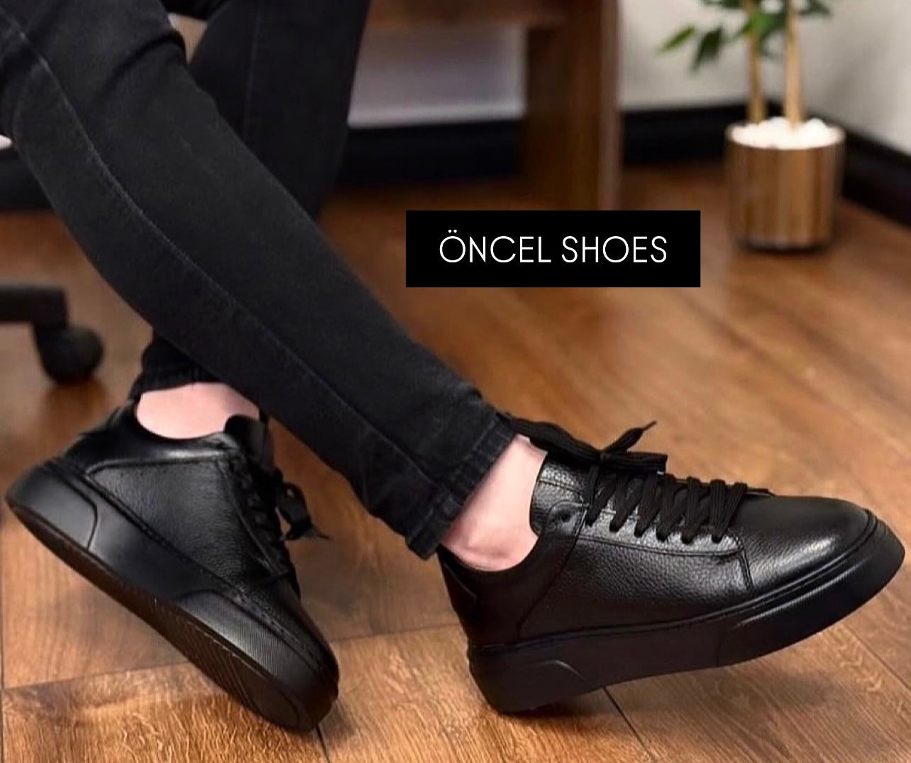 BOY UZATAN SNEAKERS / ÖZEL ÜRETİM %100 GERÇEK İÇİ DIŞI HAKİKİ FLOTHER DERİ / ORİJİNAL EVA TABAN