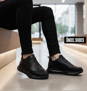 SNEAKERS %100 İÇİ DIŞI HAKİKİ DERİ BALON TABAN