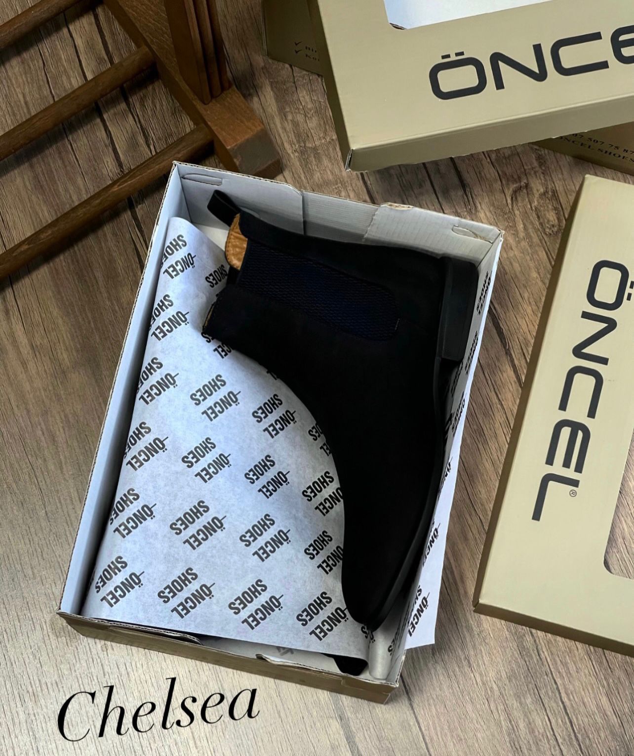 CHELSEA SİYAH MAT AYAĞI VE BİLEĞİ SARAN ÖZEL SERİ