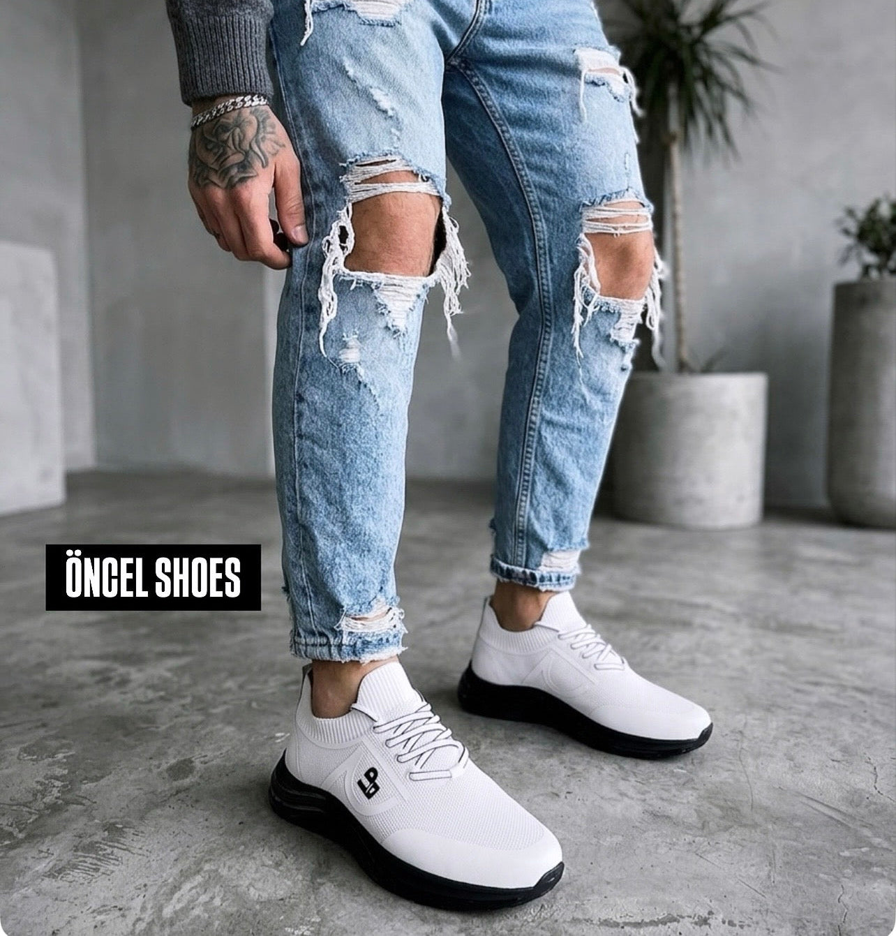 ÖZEL OLARAK ÜRETİM YAPTIĞIMIZ %100 GERÇEK TRİKO SNEAKERS