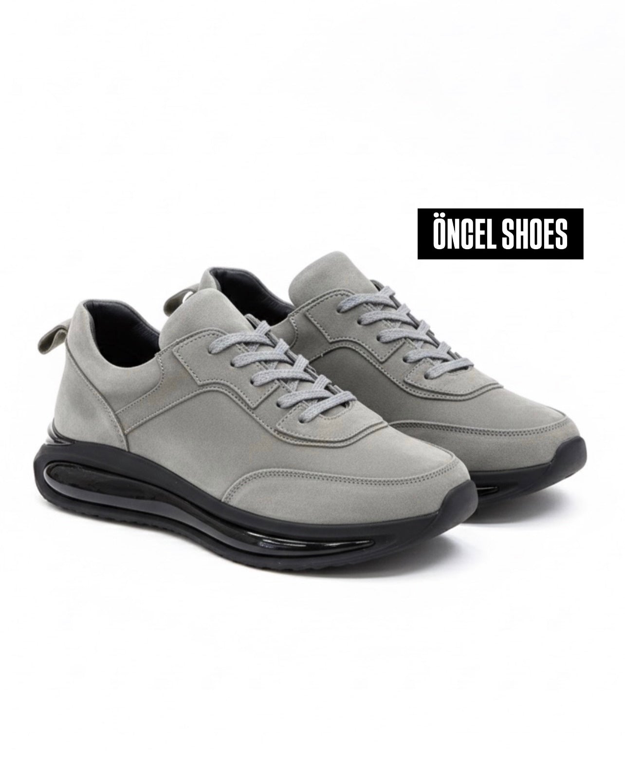 SNEAKERS FÜME NUBUK / ORİJİNAL İÇİ DIŞI HAKİKİ DERİ