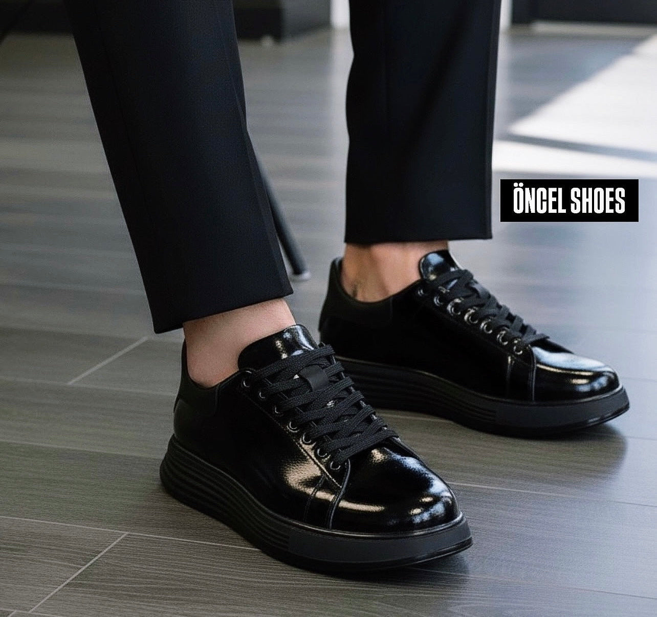 CASUAL SİYAH RUGAN ORİJİNAL İÇİ DIŞI HAKİKİ DERİ