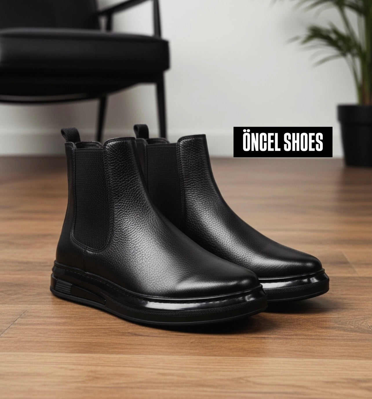 CHELSEA ÖZEL ÜRETİM ORİJİNAL %100 FLOTHER DERİ YÜKSEK HAFIZALI TABAN