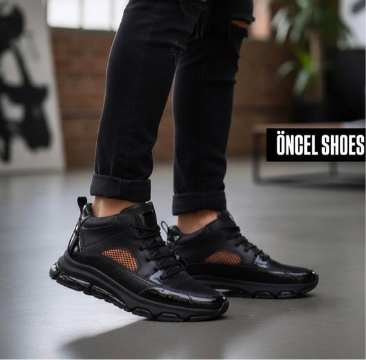 SNEAKERS BOOTS ORİJİNAL %100 HAKİKİ DERİ İTHAL TABAN