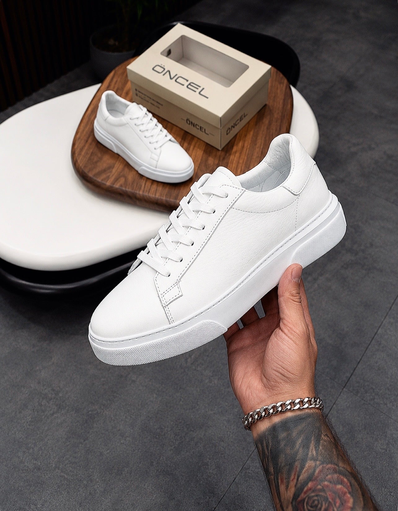 BOY UZATAN SNEAKERS / ÖZEL ÜRETİM %100 GERÇEK İÇİ DIŞI HAKİKİ FLOTHER DERİ / ORİJİNAL EVA TABAN