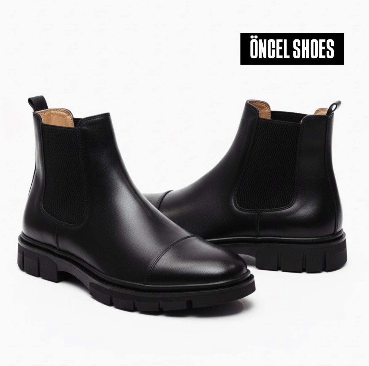 CHELSEA MASKARATLI / %100 HAKİKİ DERİ EVA TABAN