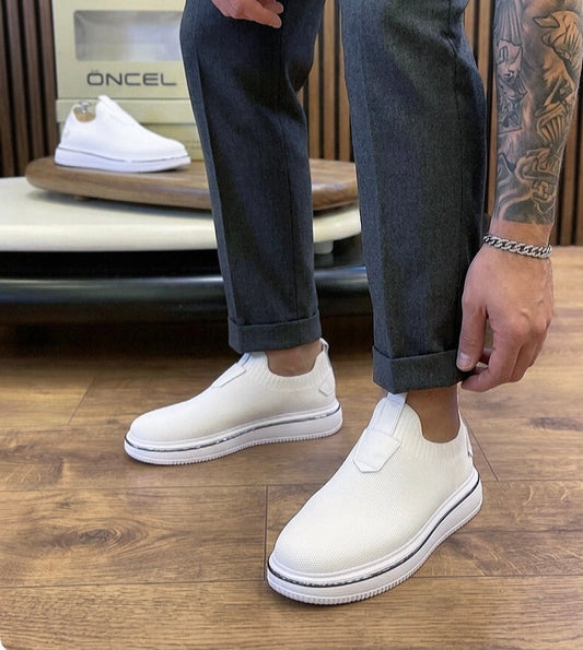 BOY UZATAN ÖZEL OLARAK ÜRETİM YAPTIĞIMIZ %100 GERÇEK TRİKO SNEAKERS