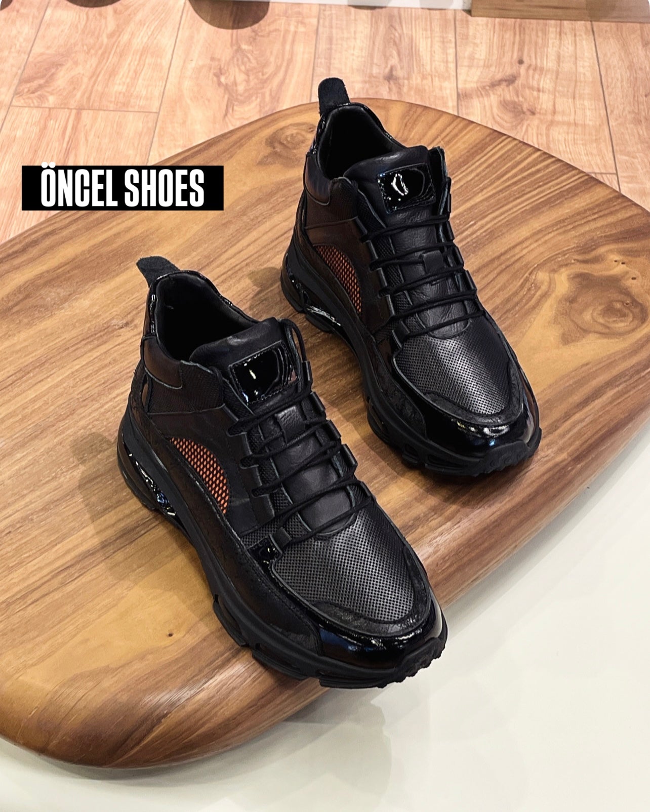 SNEAKERS BOOTS ORİJİNAL %100 HAKİKİ DERİ İTHAL TABAN