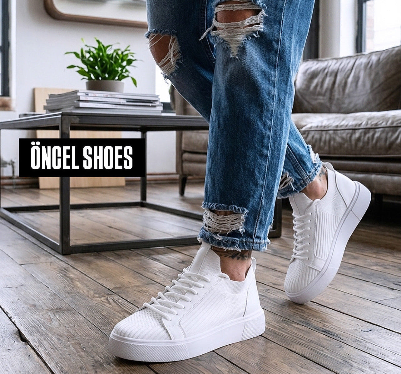 ÖZEL OLARAK ÜRETİM YAPTIĞIMIZ %100 GERÇEK TRİKO SNEAKERS