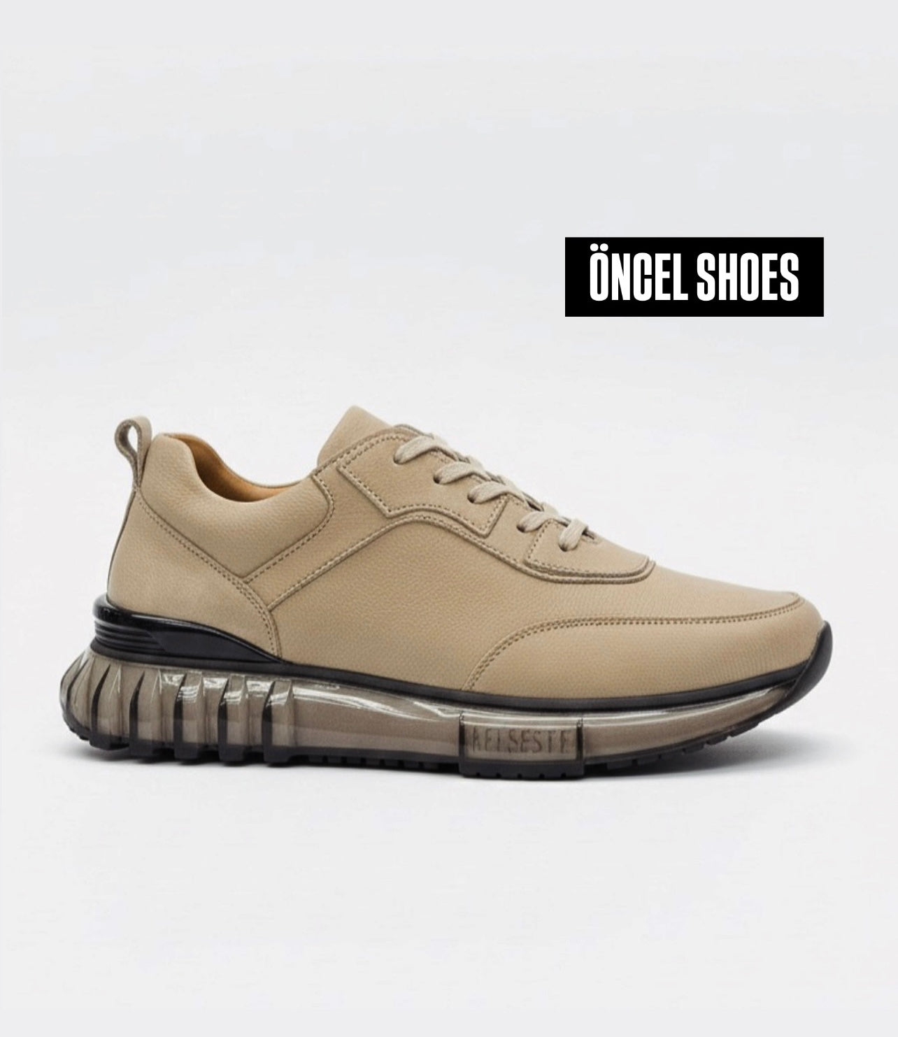 SNEAKERS BEİGE NUBUK ORİJİNAL İÇİ DIŞI HAKİKİ DERİ