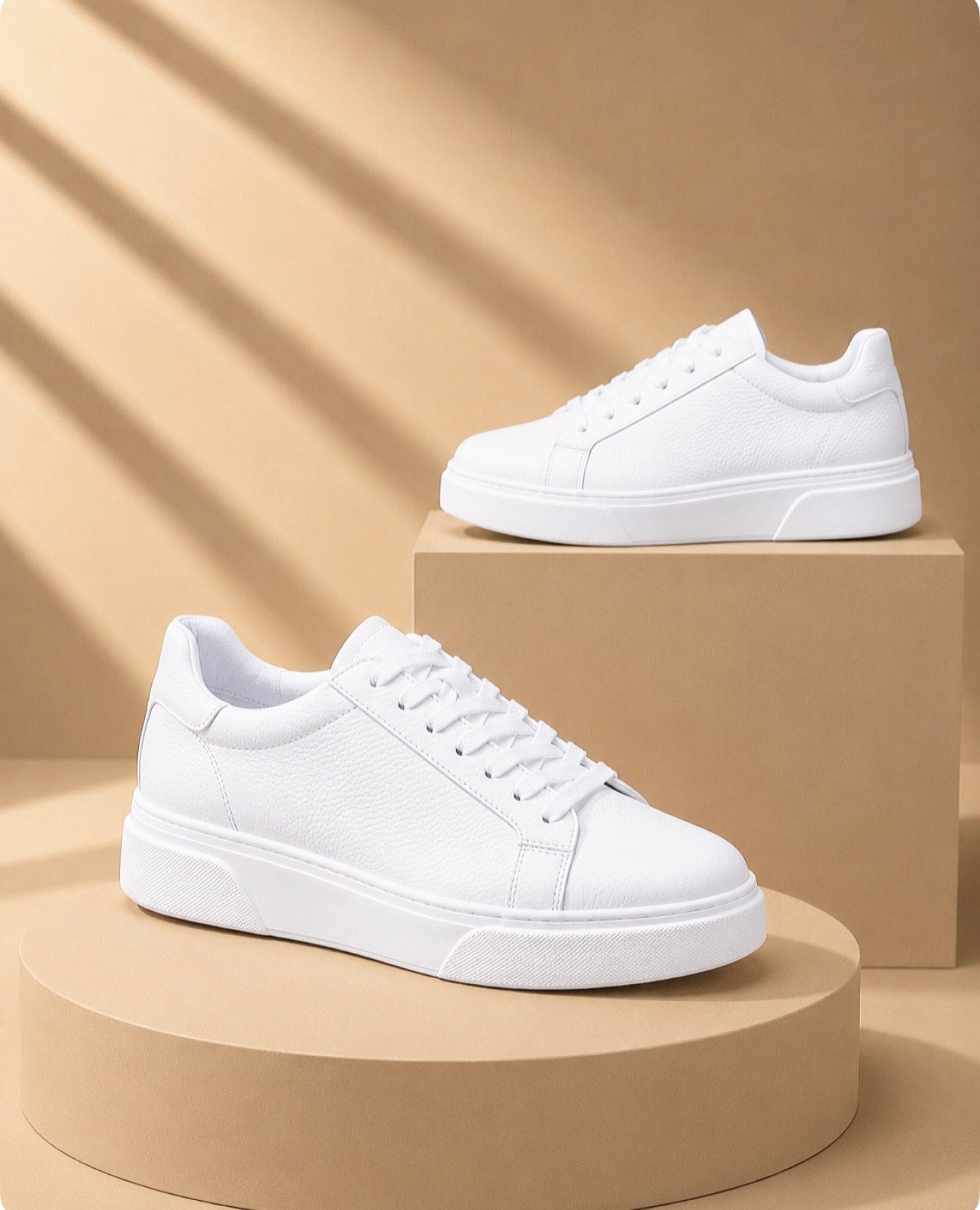BOY UZATAN SNEAKERS / ÖZEL ÜRETİM %100 GERÇEK İÇİ DIŞI HAKİKİ FLOTHER DERİ / ORİJİNAL EVA TABAN