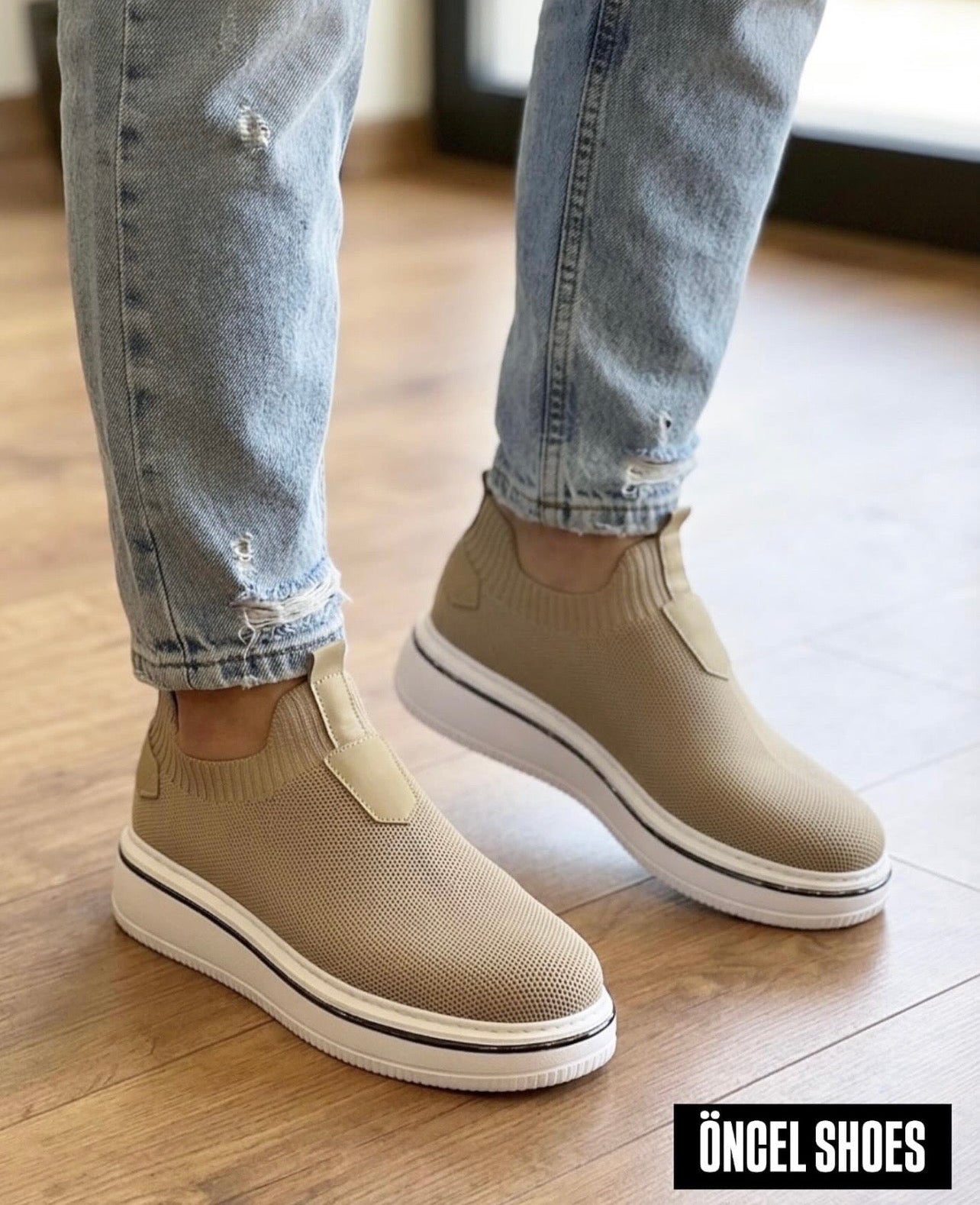 BOY UZATAN ÖZEL OLARAK ÜRETİM YAPTIĞIMIZ %100 GERÇEK TRİKO SNEAKERS