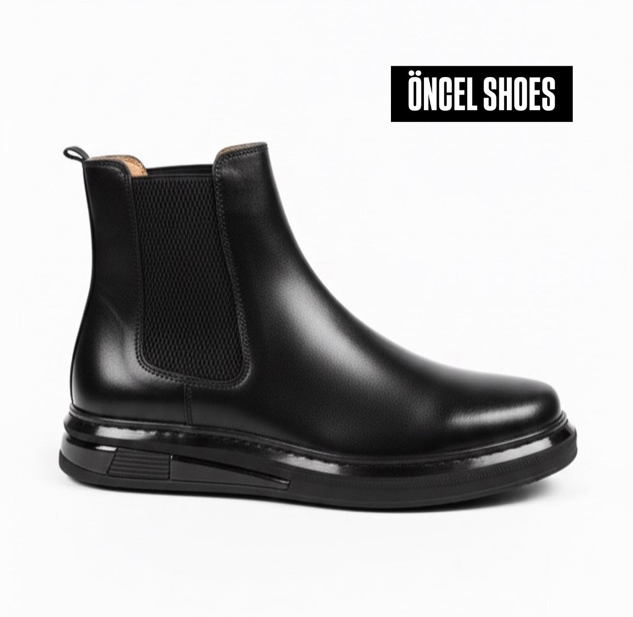 CHELSEA ÖZEL ÜRETİM ORİJİNAL %100 ANTİK DERİ YÜKSEK HAFIZALI TABAN