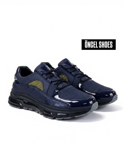 SNEAKERS LACİVERT / ORİJİNAL İÇİ DIŞI HAKİKİ DERİ