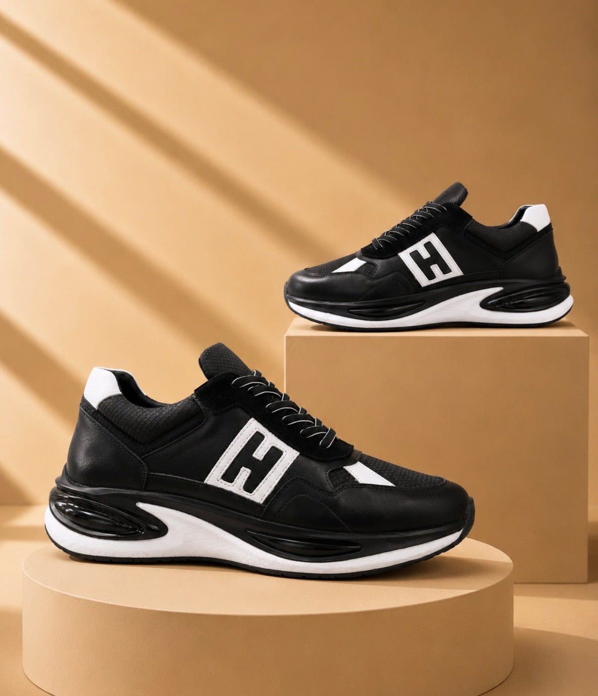 YENİ SNEAKERS / ORİJİNAL DERİ İTHAL YÜKSEK TABAN