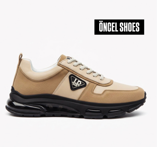 SNEAKERS BEİGE SÜET ORİJİNAL İÇİ DIŞI HAKİKİ DERİ