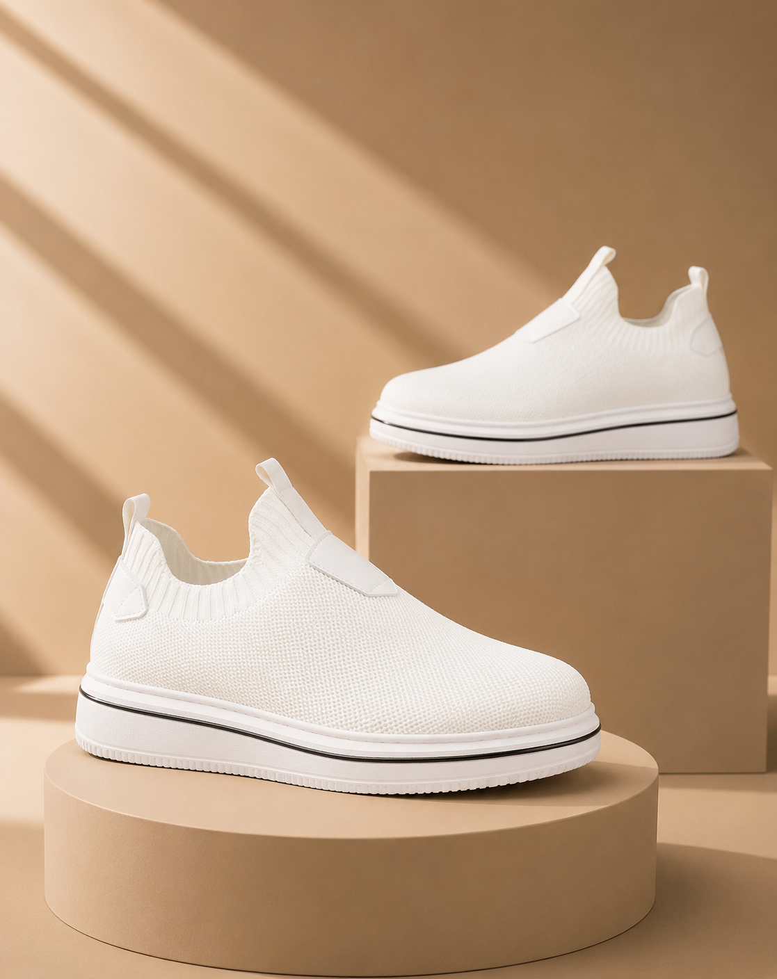 BOY UZATAN ÖZEL OLARAK ÜRETİM YAPTIĞIMIZ %100 GERÇEK TRİKO SNEAKERS