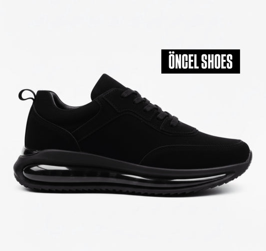 SNEAKERS SİYAH MAT / ORİJİNAL İÇİ DIŞI HAKİKİ DERİ