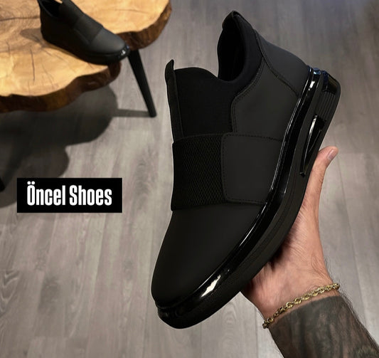 CASUAL SİYAH MAT ORİJİNAL İÇİ DIŞI HAKİKİ DERİ