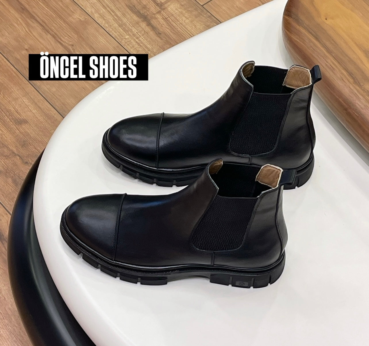 CHELSEA MASKARATLI / %100 HAKİKİ DERİ EVA TABAN