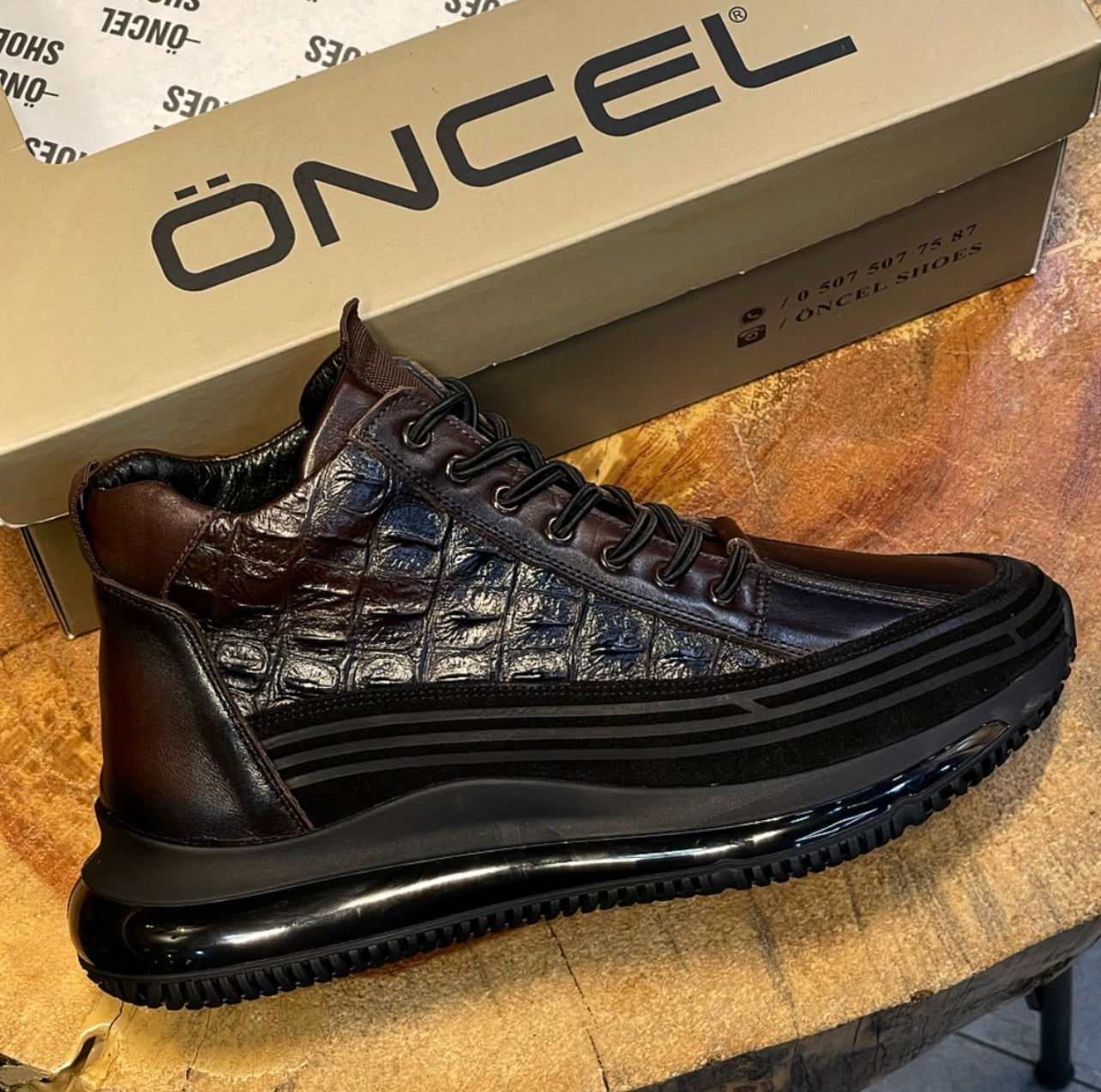 TİMSAH SNEAKERS BOOTS / ORİJİNAL %100 HAKİKİ DERİ EL YAPIMI