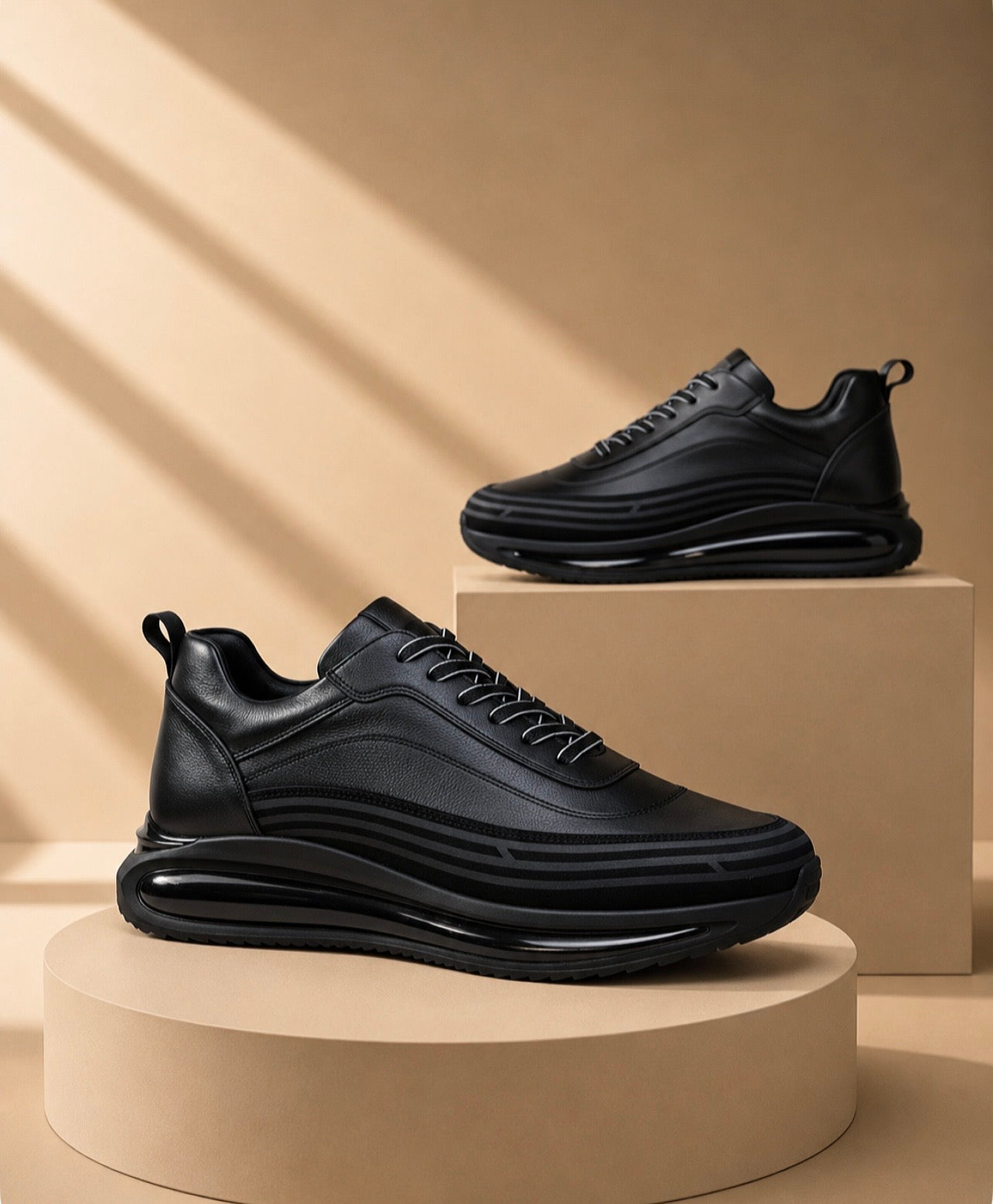 SNEAKERS %100 İÇİ DIŞI HAKİKİ DERİ BALON TABAN