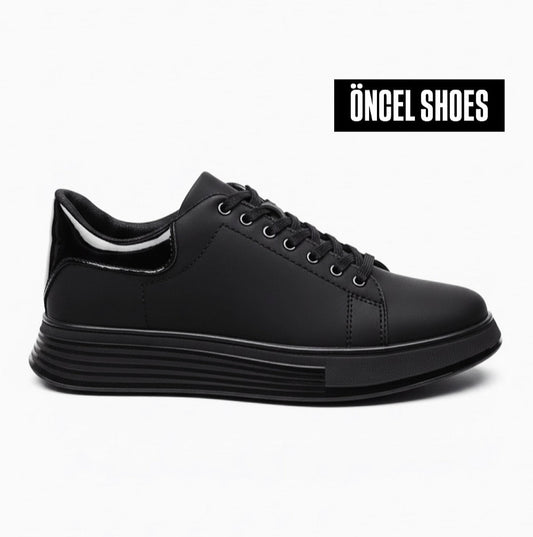 CASUAL SİYAH MAT ORİJİNAL İÇİ DIŞI HAKİKİ DERİ