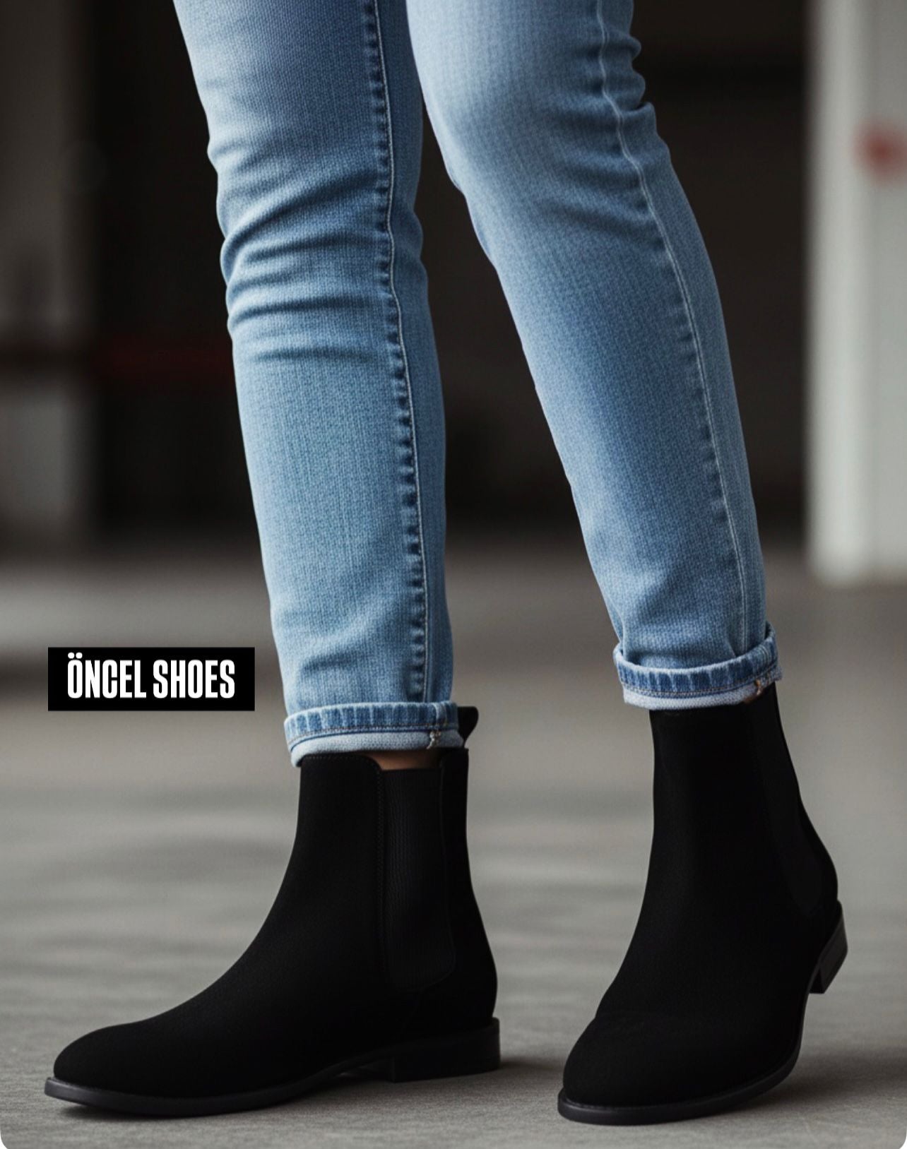 CHELSEA SİYAH MAT AYAĞI VE BİLEĞİ SARAN ÖZEL SERİ