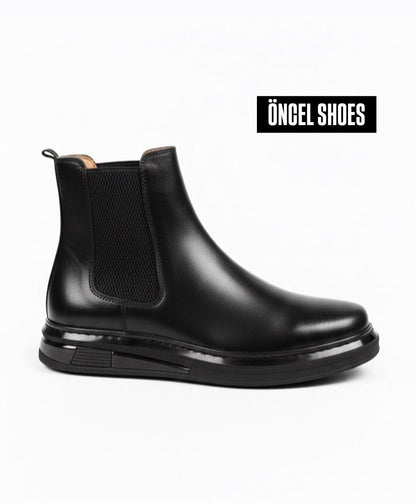 CHELSEA ÖZEL ÜRETİM ORİJİNAL %100 ANTİK DERİ YÜKSEK HAFIZALI TABAN