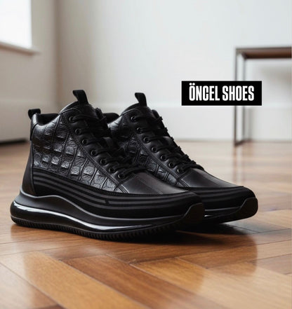 TİMSAH SNEAKERS BOOTS / ORİJİNAL %100 HAKİKİ DERİ EL YAPIMI