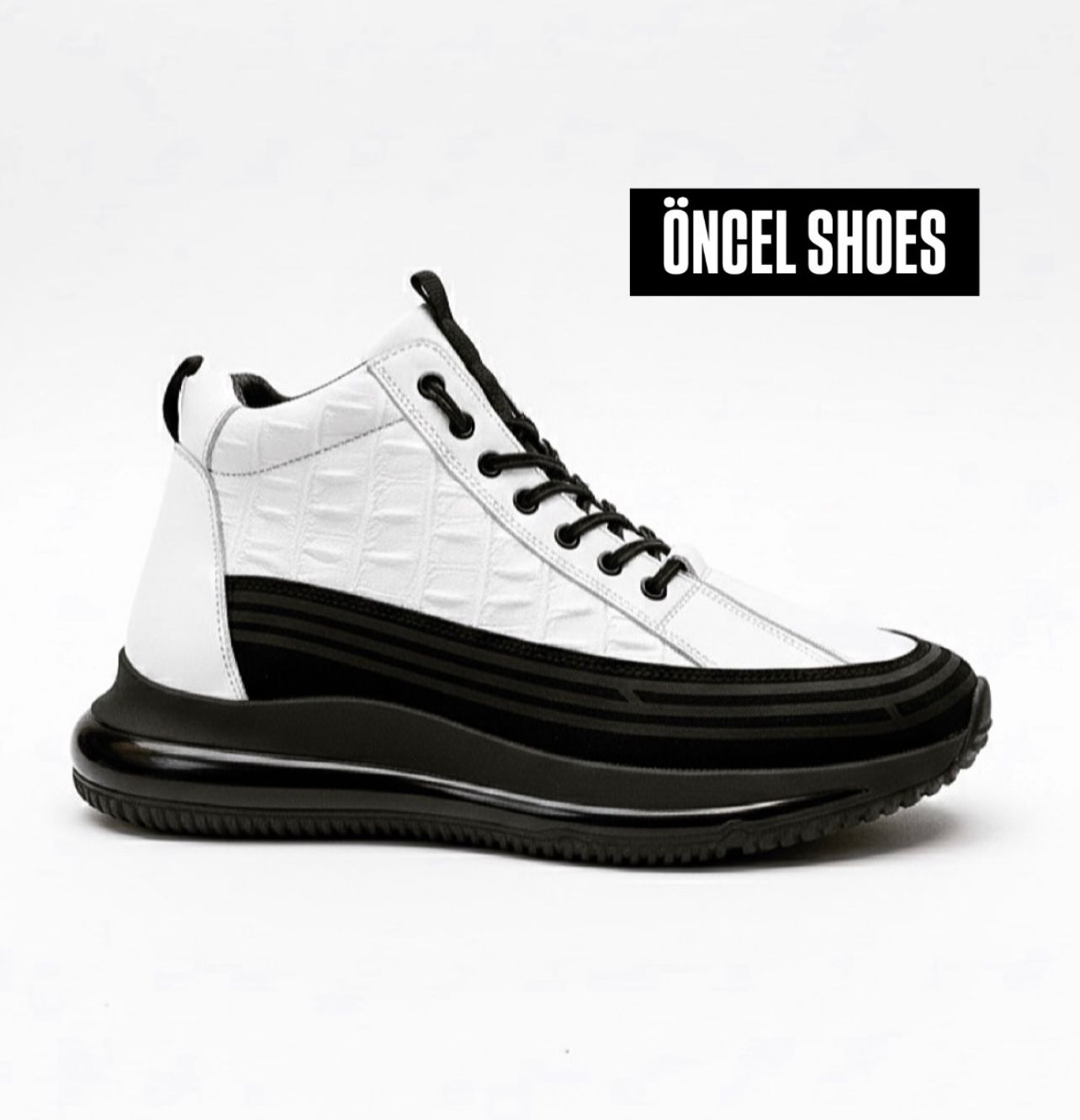 TİMSAH SNEAKERS BOOTS / ORİJİNAL %100 HAKİKİ DERİ EL YAPIMI