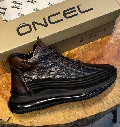 TİMSAH SNEAKERS BOOTS / ORİJİNAL %100 HAKİKİ DERİ EL YAPIMI