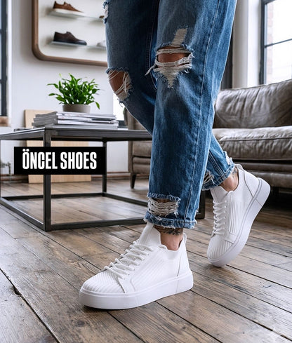 ÖZEL OLARAK ÜRETİM YAPTIĞIMIZ %100 GERÇEK TRİKO SNEAKERS MODELİMİZ TÜM RENKLERİYLE STOKTA